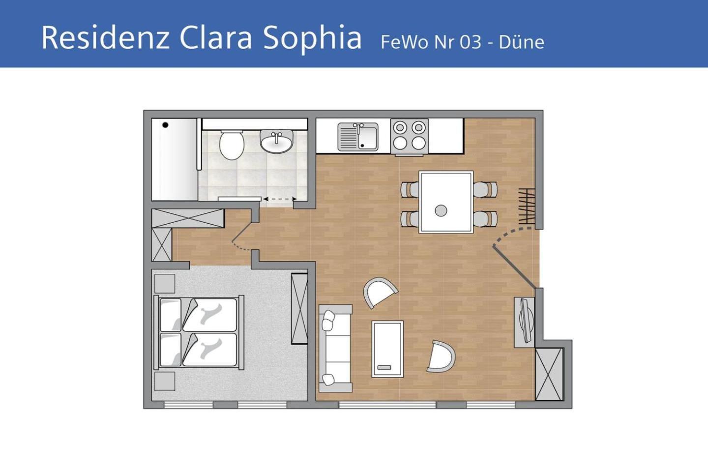 Ferienwohnung Duene In Der Residenz Clara Sophia Бінц Екстер'єр фото